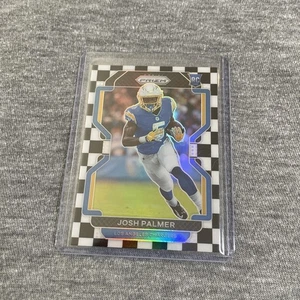 2021 Panini Prizm Black & White Checkerboard Josh Palmer Rookie Card RC SSP 🔥 - Picture 1 of 2
