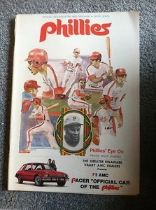 1975 PHILADELPHIA PHILLES PROGRAM VS. NEW YORK METS VINTAGE RARE - Picture 1 of 3