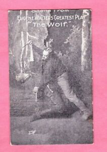 1910s  Eugene Walters Greatest Play Postcard ~ The Wolf ~ Stage Theater