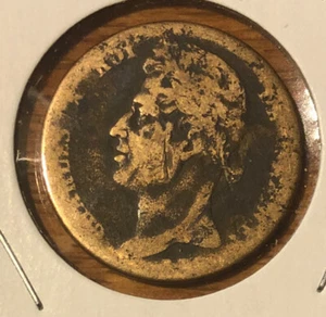 1839A FRENCH COLONIES CIRCULATED COIN 5 Centimes Louis Philippe I-KM#12 - Picture 1 of 4