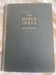 The Merck Index Seventh Edition 1960 Encyclopaedia For Chemists -  Chemicals - Picture 1 of 10