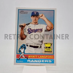 TOPPS Heritage Baseball MLB Cards 2025 - 29 Rangers Wyatt Langford - Picture 1 of 1