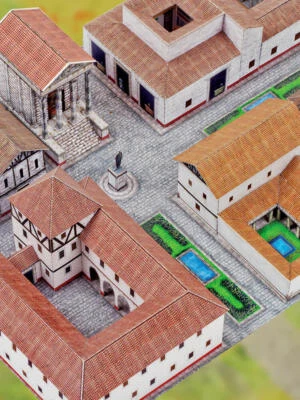 FORUM TRAIANI ® Römische Stadt - Bastelbogen römisches Dorf