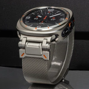Milanese Metal Magnetic Strap + Metal Protector Case for Galaxy Watch Ultra 47mm - Picture 1 of 19