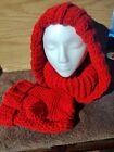 New Crochet Turtle Neck Hood And Mittens Home Make