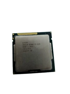 (LOT OF 2) Intel Xeon E3-1220 3.10GHz Quad-Core CPU Prcsr SR00F LGA1155 Socket - Picture 1 of 3