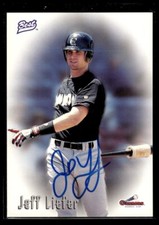 1997 Best #NNO Jeff Liefer Rookie Card RC Autograph