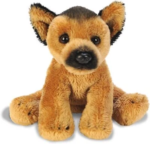 German Shepherd Plush Toy - Small Cuddly Stuffed Animal, Perfect Gift - Picture 1 of 1