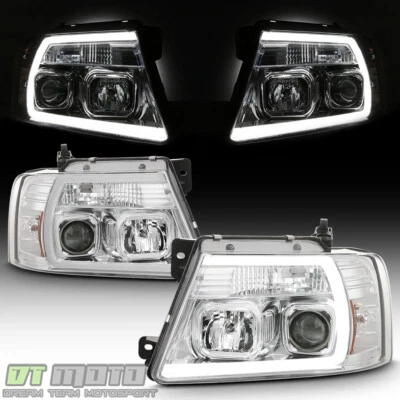 Faros proyectores de tubo LED 2004 2005 2006 2007 2008 Ford F150 LOBO Foto 1 de 4