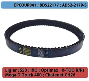Drive Belt 904x30 For Bellier JADE B8 Ligier JS50 D-Truck 400/EPCOUR041 BD522177 - Picture 1 of 9