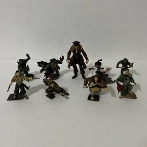 Disney Zizzle Pirates of the Caribbean Figure Lot Of 9 - 2.5” Inches - Picture 1 of 6