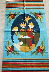 1 Colorful MODA "Adoring" Christmas Quilting/Wallhanging Fabric Panel - Picture 1 of 2