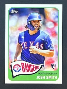 JOSH SMITH RC 2023 Topps Archives 1965 Design #141 Texas Rangers - Bild 1 von 2