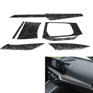 Carbon Fiber Interior Center Console Trim Frame For BMW G20 G22 G28 G80 G82 New - Picture 1 of 16