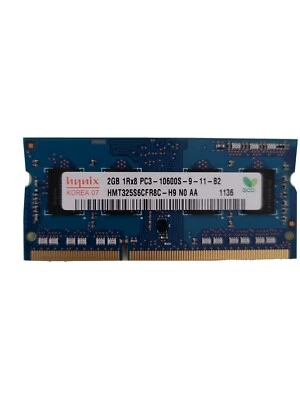 SK Hynix DDR3 2GB 1333 MHz RAM PC3-10600S 240-Pin HMT325S6CFR8C-H9 - Image 1 of 3