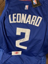 kawhi leonard signed jersey