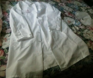 OU Precollegiate White Lab Coat Size XL - Picture 1 of 4
