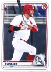 2020 Bowman Draft 1st Edition Alec Burleson  BD-45  St. Louis Cardinals
