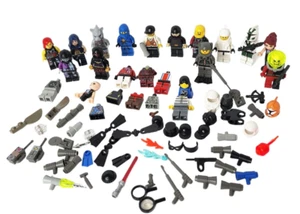 Lego Minifigure Lot of 14 Figures With Accessories and Extra Parts - Picture 1 of 9