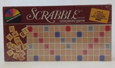 New Unopened Vintage Scrabble Crossword Game 1983 Selchow & Righter No.17  - Image 1 of 3