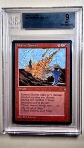 1995 MTG Magic the Gathering Ice Age Meteor Shower BGS 9 POP 4 *Only 1 Higher* - Picture 1 of 4