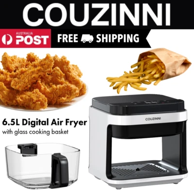 6.5L Couzinni Air Fryer Electric Digital Touch OvenDry Cooker Rotisserie Kitchen - image 1 of 4