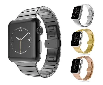 Armband für Apple Watch 38mm/40mm/41mm Band Series 10/9/8/7/6/SE/5/4/3/2 Metall - Bild 1 von 4