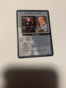 BABYLON 5 CCG ASIMOV LAWS PROMO CARD NM - Picture 1 of 2
