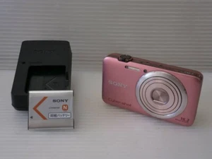 Sony Cyber shot DSC-WX30 fotocamera digitale rosa solo lingua giapponese - Foto 1 di 9