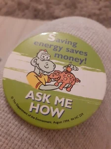 Department For the Environment Vintage Large badge - Foto 1 di 2