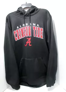 Alabama Crimson Tide Logo Hoodie Black Men XL Pullover Sweatshirt 100% Polyester - Bild 1 von 7