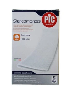 Garze sterili garza Pic Solution 18x40x12 Stericompress 24 confezioni  - Foto 1 di 1