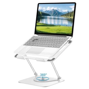Support pour Ordinateur Portable Support PC Portable avec Base Pivotante à 36... - Afbeelding 1 van 7