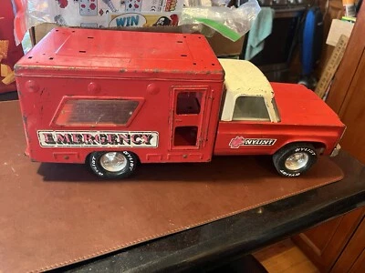 Vintage Nylint Chevy Emergency Truck Red Ambulance #4130  16” Parts Or Repair - Image 1 of 4