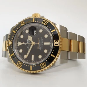 Rolex Sea-Dweller 18kt Yellow Gold & Stainless Steel 43MM Black Dial 126603 - Picture 1 of 10