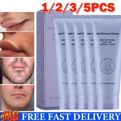 UTOGRU 5/3x Hair Growth Inhibitor Cream Permanent Body and Face Hair Removal Unisex