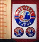Autocollants autocollants vintage Prismatic Montréal Expo MLB logo