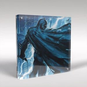 Batman Acryl Kunst Display Block - Picture 1 of 2