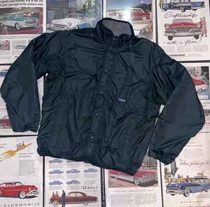 Vintage Patagonia Jacke Herren M Deep Pile Full Zip Sweater Jacket Grün USA - Bild 1 von 17