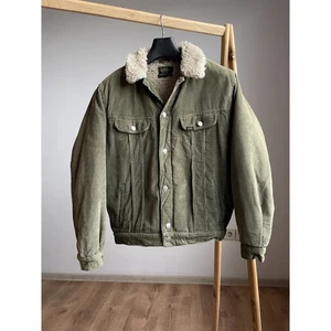 Lee Rider Vintage Cord Sherpa gefütterte Trucker Jacke Gr. M - Bild 1 von 8