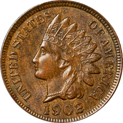 1902 Indian Cent - Image 1 of 2