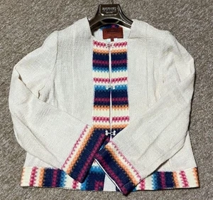 Missoni Damen XL LTD Collection Jacke ohne Kragen 46 Top Qualität Orange Etikett Italy - Bild 1 von 14