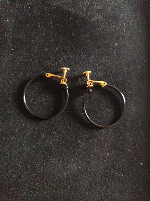 Ohrclips von Napier Goldfarbig Vintage - Bild 1 von 4