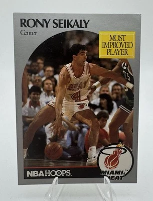 Aros de la NBA 1990-91 #169 Rony Seikaly jugador más mejorado Miami Heat Foto 1 de 2