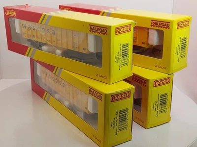 4 X Hornby R60311 Wascosa Bogie Tippler Wagons - Immaculate Boxed Condition - Image 1 of 4