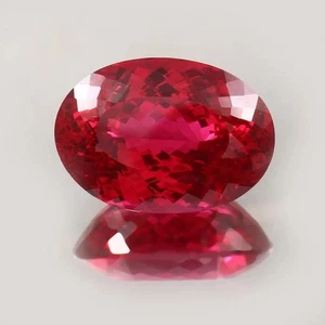 Rare 13.40 Ct Burmese Blood Red Ruby Certified Natural Oval Cut Stone - Picture 1 of 4