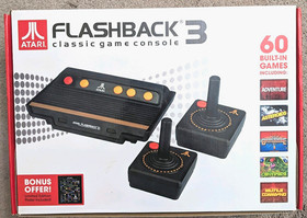 Atari Flashback 3 Classic Game Console w/ 2 Controllers &ndash; Open Box &ndash; Tested