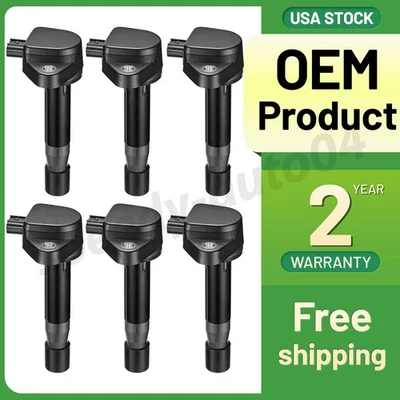 6 Ignition Coils Pack UF603 For 2008-2012 Honda Accord 3.5L V6 - Image 1 of 4