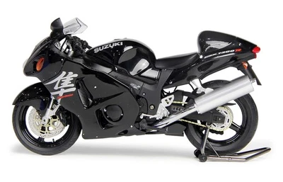 Modelos LCD 1:12 SUZUKI GSX 1300R HAYABUSA 2001 NEGRO Modelo Diecast Foto 1 de 4