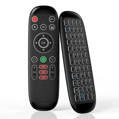3-in-1 PC Remote Controller, Air Mouse+ 7-Colorful Backlit Keyboard + Gyroscope - Image 1 of 4